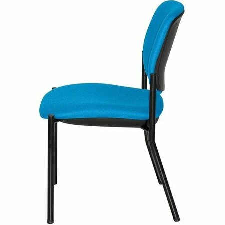 UNITED CHAIR CO Guest Chair, 21inx23inx32-3/4in, Indigo Fabric/Black Frame, 2PK UNCBR31TP08DP
